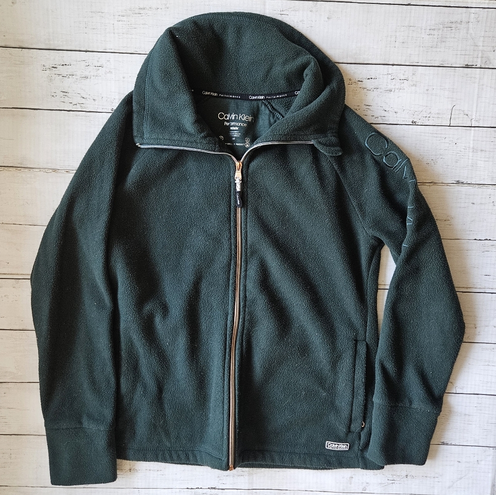Green Calvin Klein Performance‎ Fleece Sz M